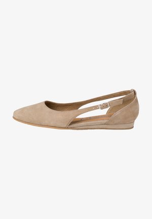 Ballerine con cinturino - taupe