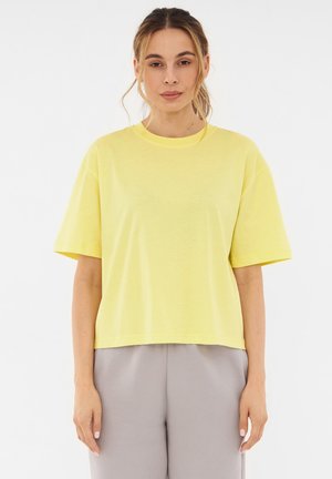 ZOEY CROPPED  - Základné tričko - gelb back print