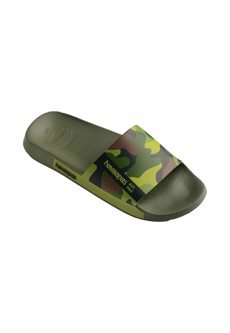 Damen Zehentrenner | Havaianas SLIDE PRINT Badesandale khaki - OH34386 Damen Zehentrenner | Havaianas SLIDE PRINT Badesandale khaki - OH34386
