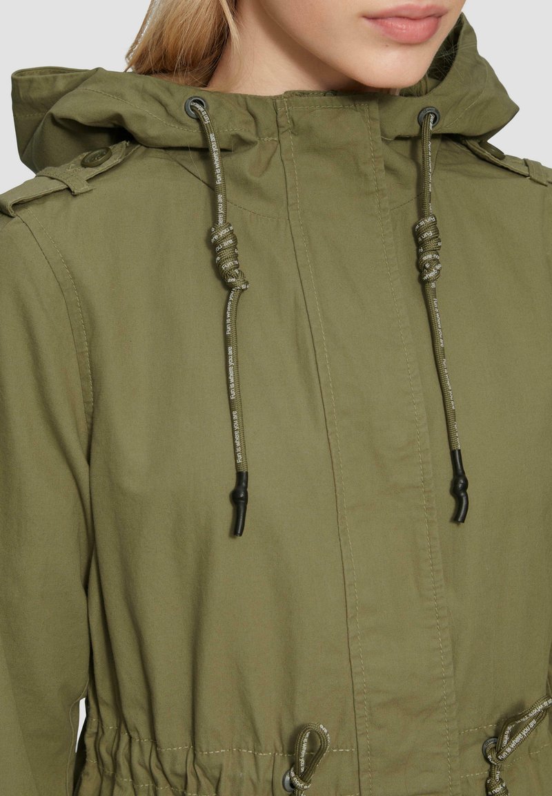 S Oliver Parka Damen Khaki Hood Parka Qs By S Oliver QS Parka