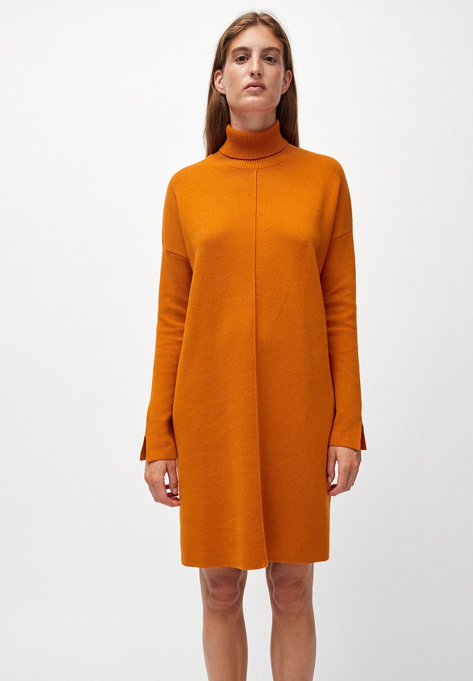 ARMEDANGELS SIENNAA - Strickkleid - orange - Zalando.de