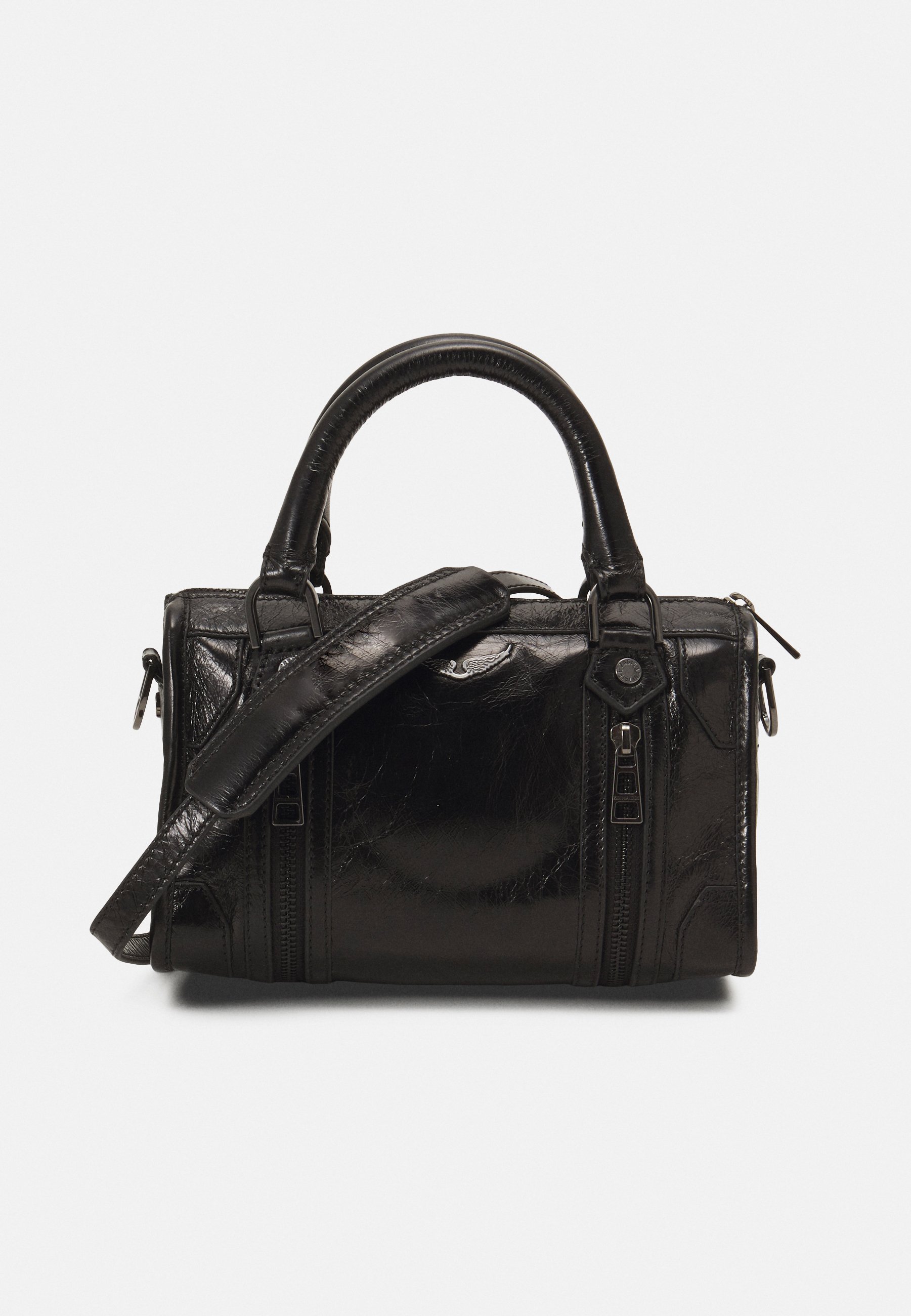 Zadig & Voltaire XS SUNNY VINTAGE PATENT - Sac bandoulière - noir 