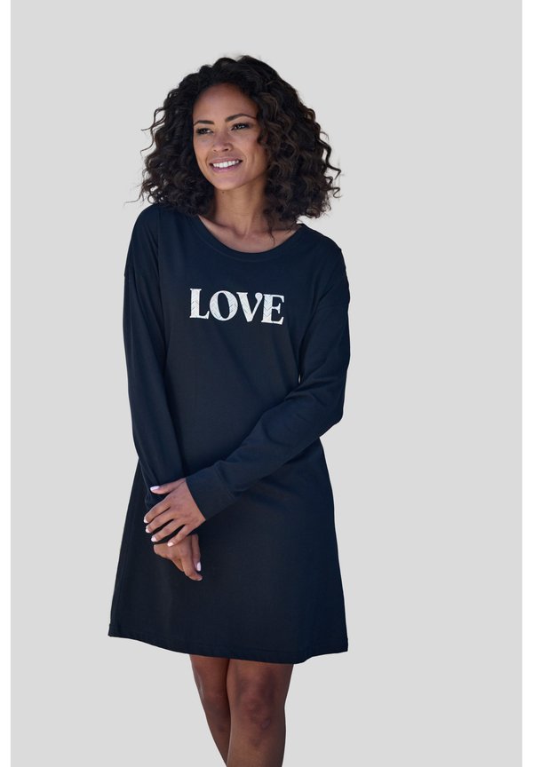 VIVANCE DREAMS BY LASCANA GRAPHIC NIGHTGOWN - Nightie