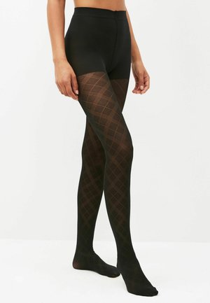 PATTERN - Sukkahousut - black check