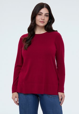 MAGLIA GIROCOLLO - Strickpullover - rosso