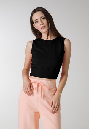 Deha LOW-CUT BACK  - Top - nero