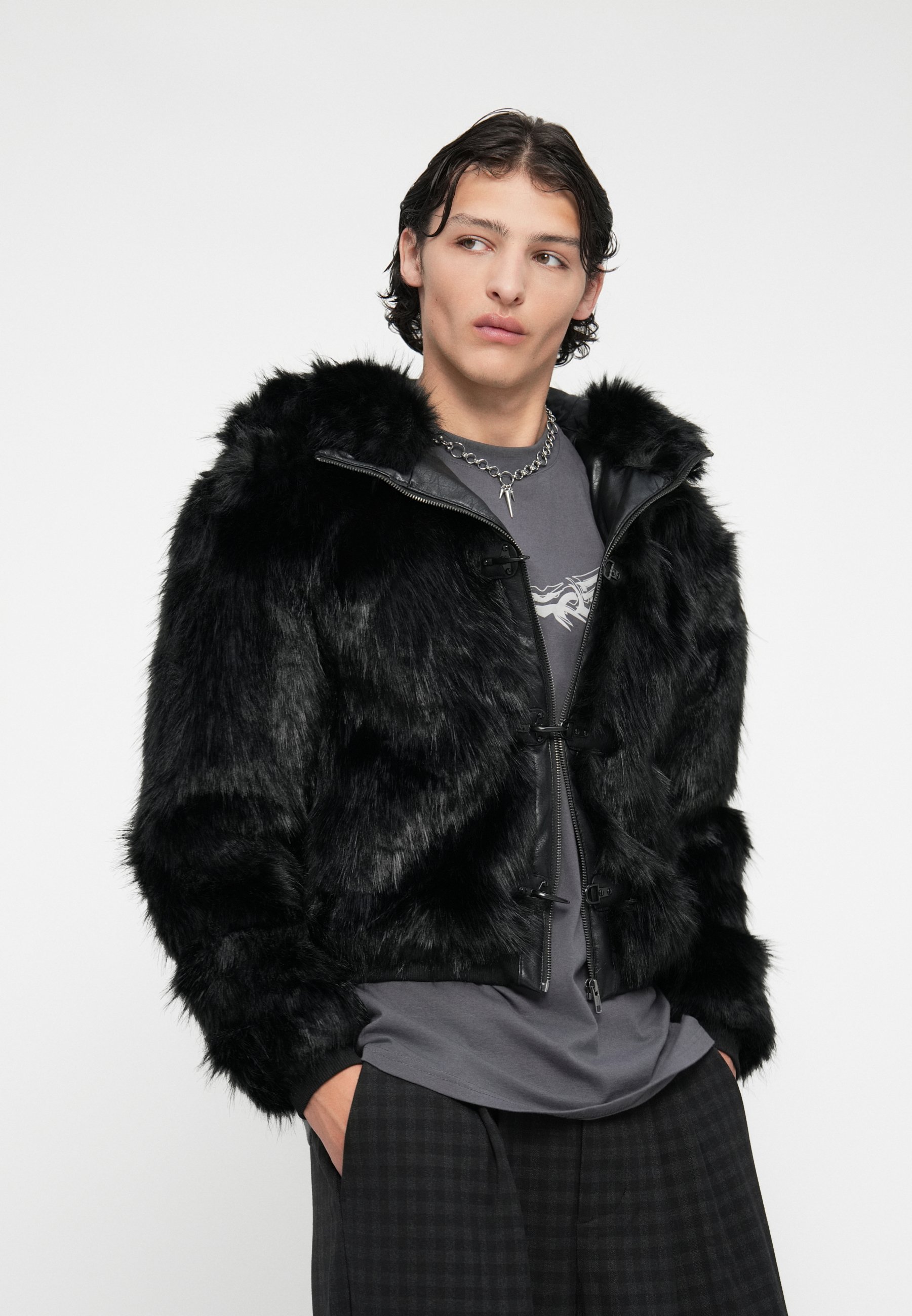 Jaded London MENDOZA JACKET UNISEX - Winter jacket - black - Zalando