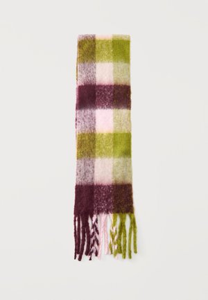 Pieces, PCBEA - Écharpe - bordeaux/light pink/green