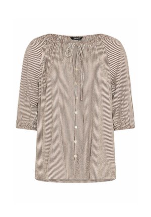 Yours Clothing, PLUS SIZE CASUAL TOPS. - Blouse - brown