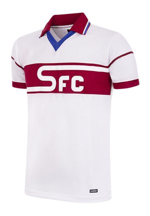 SERVETTE FC 1979 - 84 AWAY RETRO FOOTBALL - Poloshirt - white