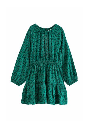 TIERED REGULAR FIT - Vardagsklänning - green ditsy