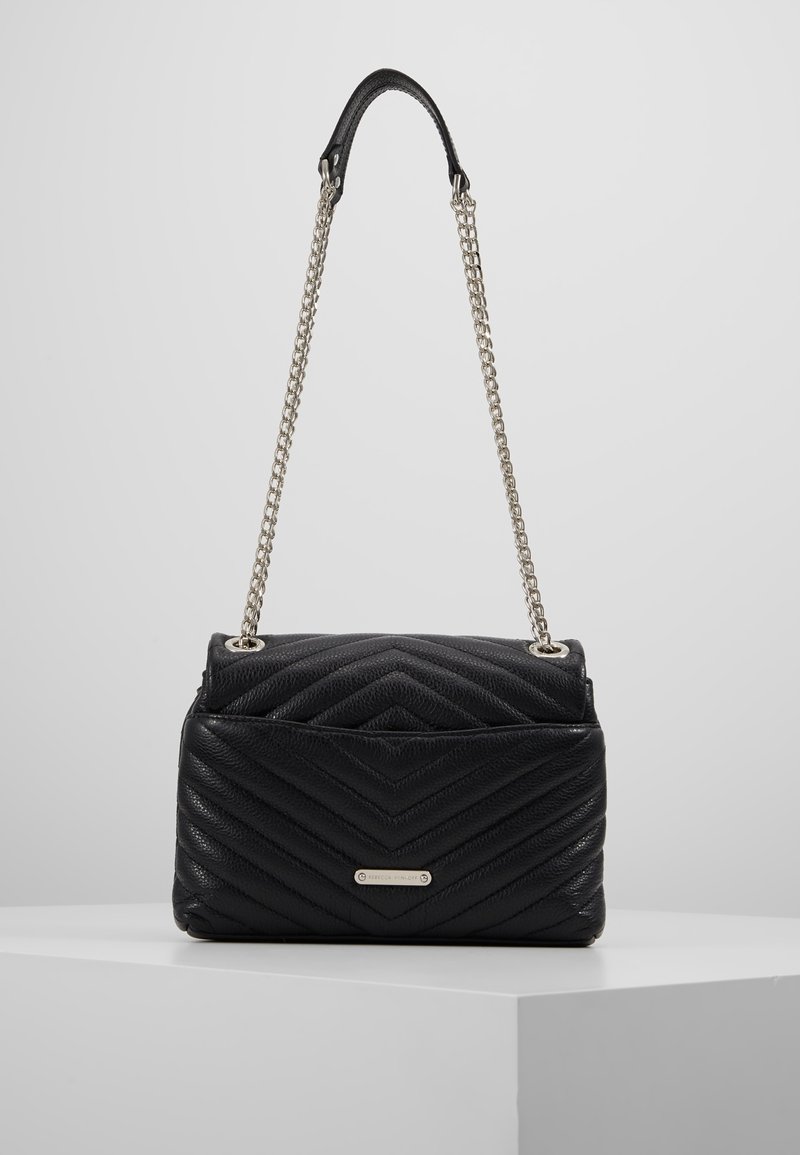 Sac Bandoulière Rebecca Minkoff Noir Avec Accents Dorés - Occasion