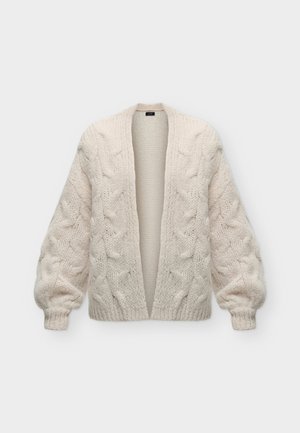 Vero Moda, VMMAYBE LS OPEN CABLE CARDIGAN - Gilet - oatmeal