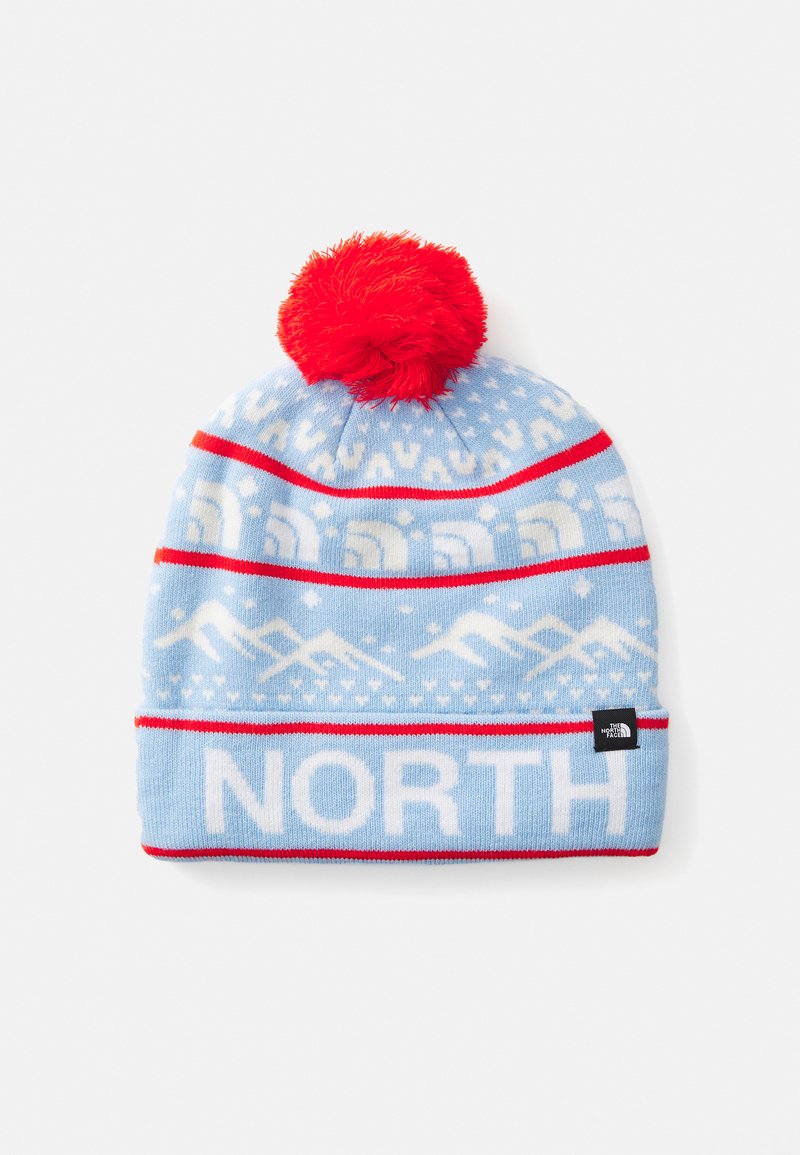 The North Face SKI TUKE - Gorro - cornflower white/dune fiery red