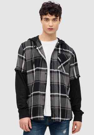 INSIDE CON CAPUCHA - Camisa - black