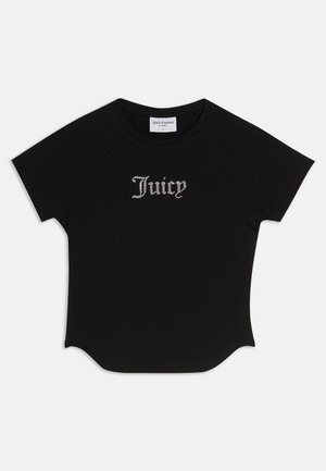 Juicy Couture SHRUNKEN TEE - Μπλουζάκι με στάμπα - black