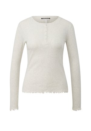 QS, T-SHIRT - Strickpullover - creme