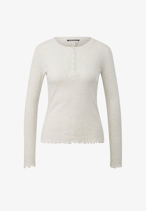 QS, T-SHIRT - Strickpullover - creme