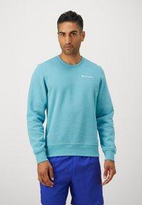 Champion ICONS CONTRAST CREWNECK  - Sweatshirt - blue
