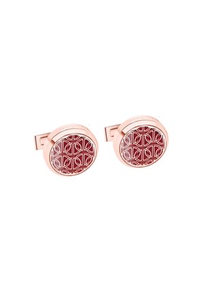 ICON - Cufflinks - bordeaux rosegold