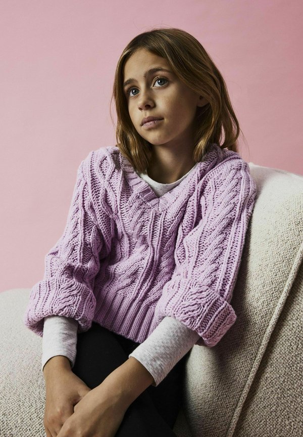 LOOSE FIT - Strickpullover - winsome orchid