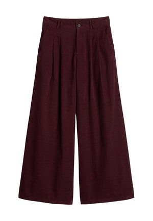 Marc O'Polo DENIM, WOVEN PANTS, BABY CORDUROY - Pantaloni - mahagony jam