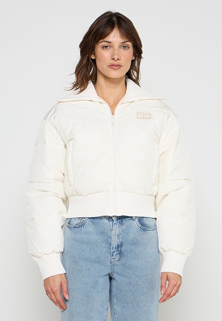 Tommy Jeans Winterjas wit