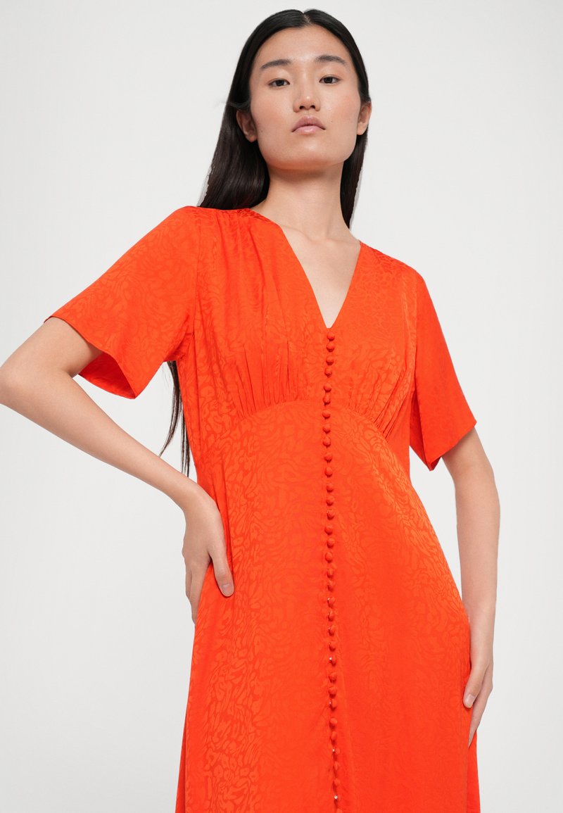 the kooples orange dress Maxi dress The Kooples Orange size 2 0-5 in Viscose