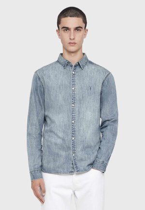 AllSaints, GLEASON DENIM SHIRT - Shirt - light indigo