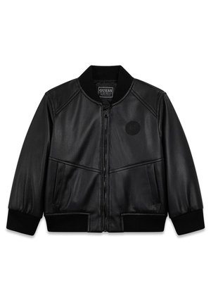 Kunstlederjacke - schwarz