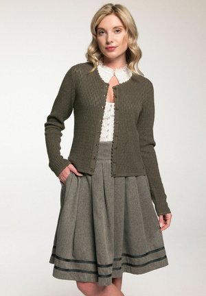 GERTRUD - Cardigan - dunkelgrün