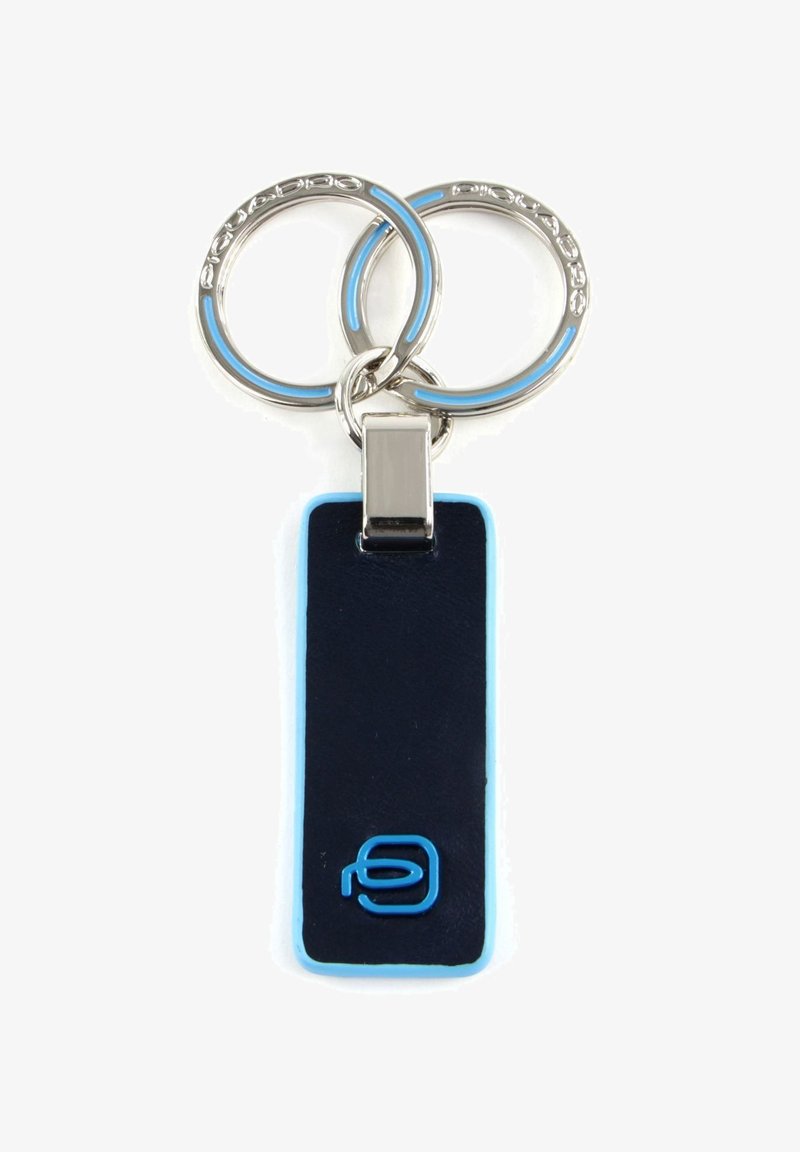 Piquadro SQUARE TWO-RING - Key holder - blu notte