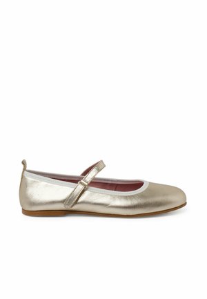 MERCEDITAS CEREMONIA   - Ankle strap ballet pumps - champagne