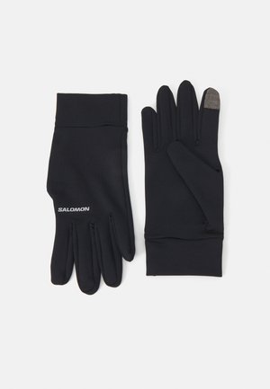 Salomon CRO WARM GLOVES - Sormikkaat - deep black