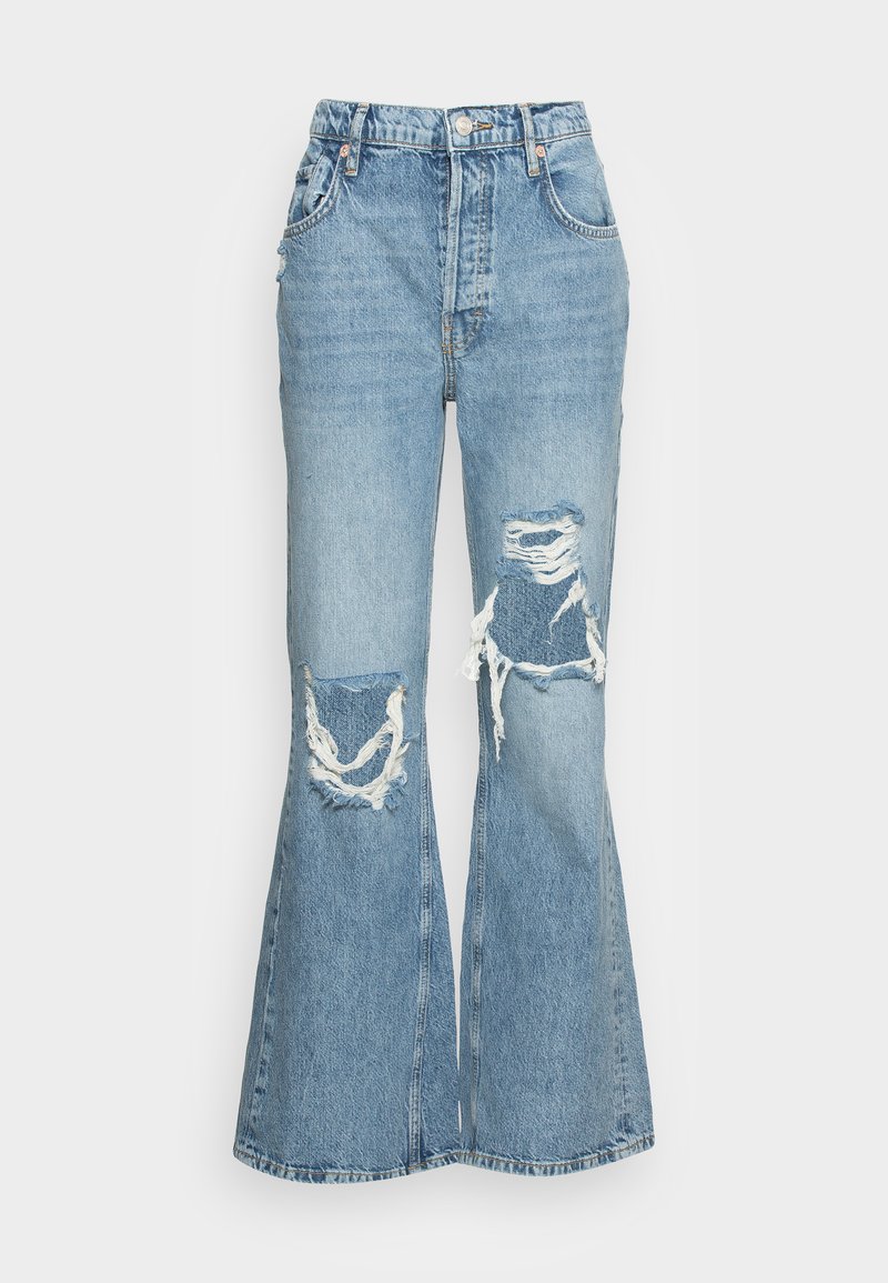 Free People Bootcut jeans lichtblauw denim