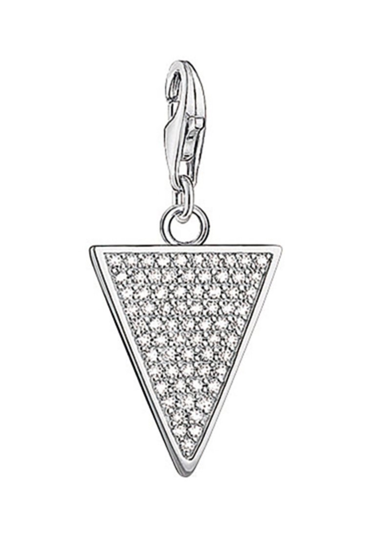 Damen Halsketten | THOMAS SABO DREIECK Anhänger silver/white/silberfarben - IU63265 Damen Halsketten | THOMAS SABO DREIECK Anhänger silver/white/silberfarben - IU63265