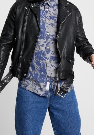 Chaqueta de cuero - black