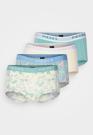 PCLOGO LADY LEAF 4 PACK - Briefs - wasabi