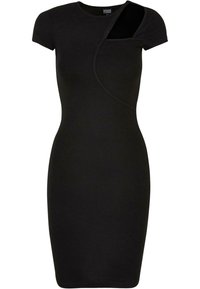 Urban Classics CUT OUT - Robe fourreau - black