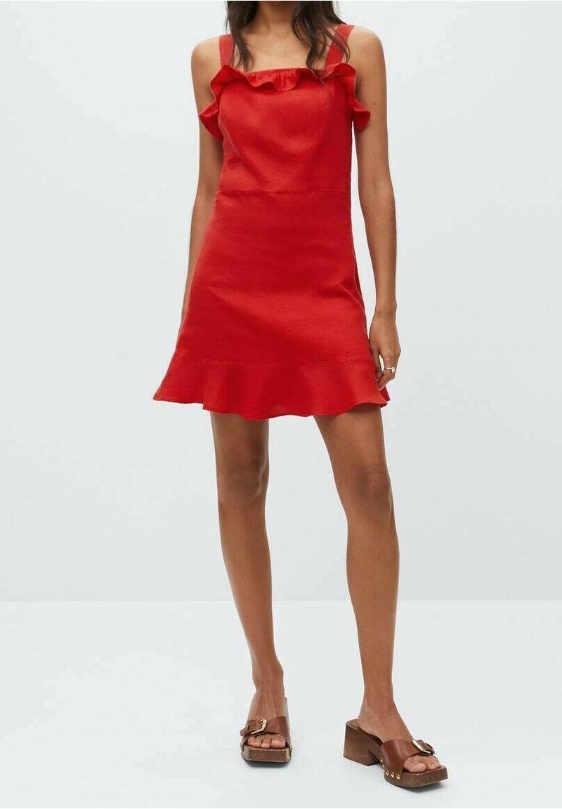 Mango Day dress - red - (Pre-owned) - Zalando