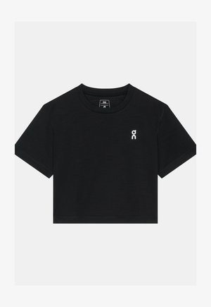 On, TRAIN-T CROP - T-shirt basique - black
