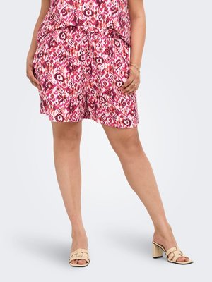 ONLY Carmakoma SHORTS CARHAVANA NORMAL GESCHNITTEN SHORTS - Shorts - fuchsia pink