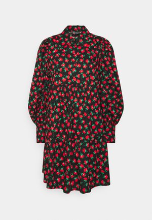 PCMIVER DRESS - Vestido camiseiro - black