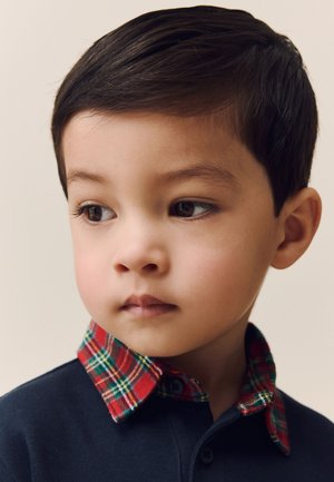 Next REGULAR FIT - Longsleeve - navy tartan collar