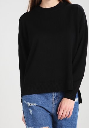 Strickpullover - black