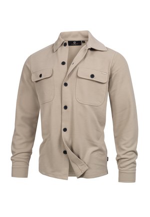 INDICODE JEANS LANGARM INNELLO - Overhemd - beige