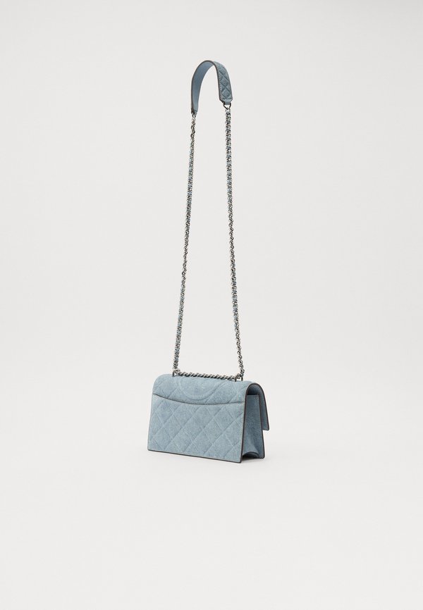 FLEMING SMALL CONVERTIBLE SHOULDER BAG - Cross body bag - medium wash denim4