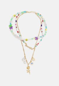 TINA COMBI NECKLACE - Colar - gold-coloured/multi