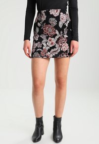 New Look Minifalda - black