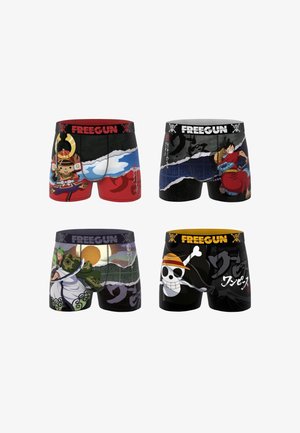 Freegun, 4 PACK PRINTED ONE PIECE - Boxers - rouge noir orange vert violet